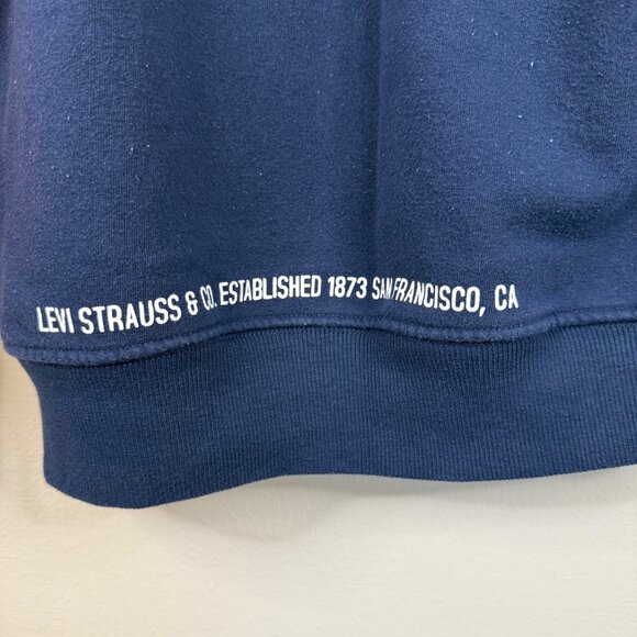 Levis Youth XL Colorblock Pullover Hoodie With Kangaroo Pocket & Logo Print - Picture 4 of 12